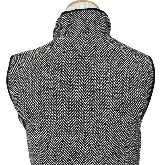 NWT Honey Punch “Tell Me a Story” Vest Black Herringbone Size Medium - Picture 7 of 13